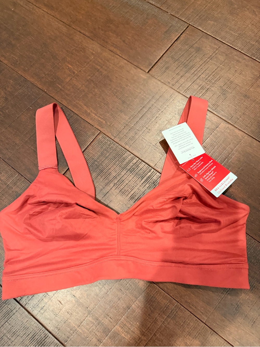 SPANX Bralleluiah Comfort Stretch Wireless Bralette in Coral